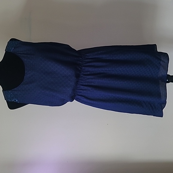 LILLY PULITZER Calissi Dress Sequin Neckline High Low Silk Blends S Large - Picture 2 of 9